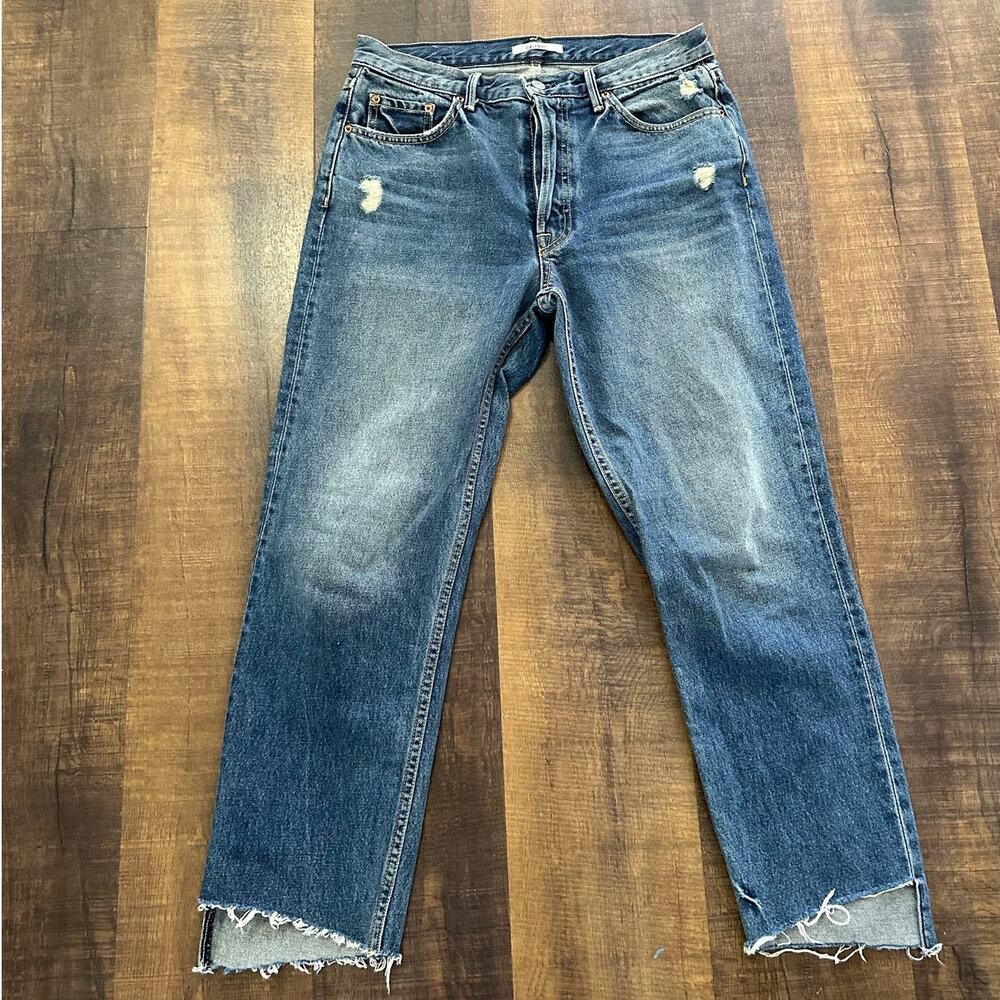 GRLFRND Helena High Rise Straight Jeans Size 29 - Picture 11 of 12